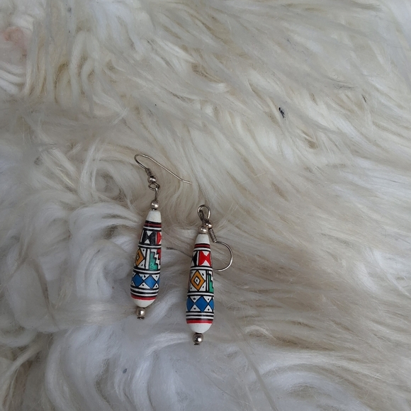 Peruvian Teardrop earrings‎ - Picture 3 of 4